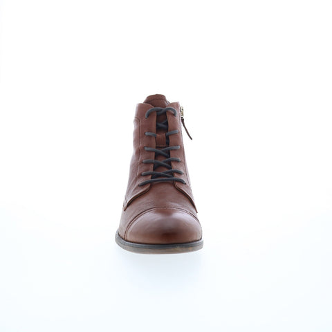 Comfortiva Cordia CT0006800 Womens Brown Leather Lace Up Casual Dress Boots