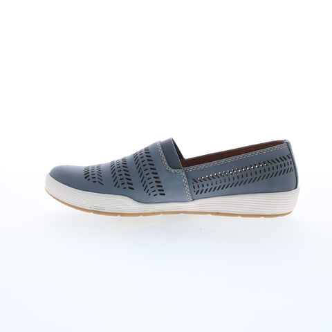 Comfortiva Loring CT0020497 Womens Blue Leather Slip On Loafer Flats Shoes
