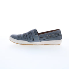 Comfortiva Loring CT0020497 Womens Blue Leather Slip On Loafer Flats Shoes