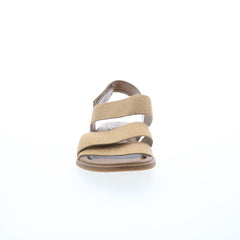 Comfortiva Dacey CT0021703 Womens Gold Canvas Strap Strap Sandals Shoes