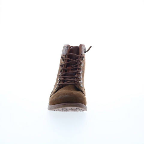 Comfortiva Tomeo CT0025220 Womens Brown Suede Lace Up Casual Dress Boots