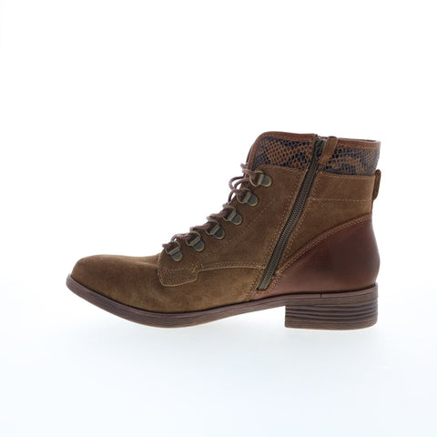 Comfortiva Tomeo CT0025220 Womens Brown Suede Lace Up Casual Dress Boots