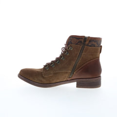 Comfortiva Tomeo CT0025220 Womens Brown Suede Lace Up Casual Dress Boots