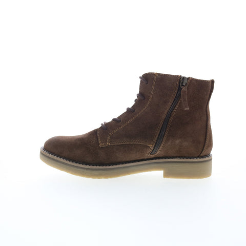 Comfortiva Resee CT0025520 Womens Brown Suede Zipper Casual Dress Boots