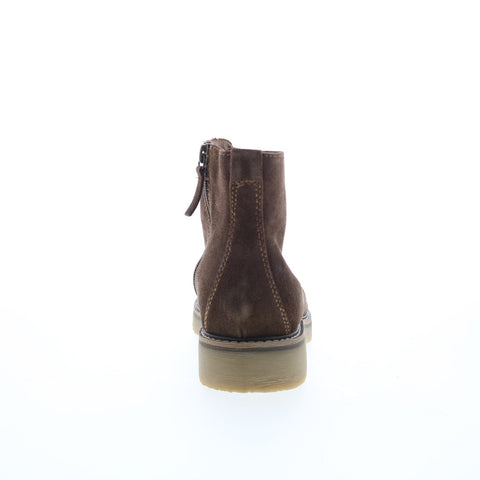 Comfortiva Resee CT0025520 Womens Brown Suede Zipper Casual Dress Boots