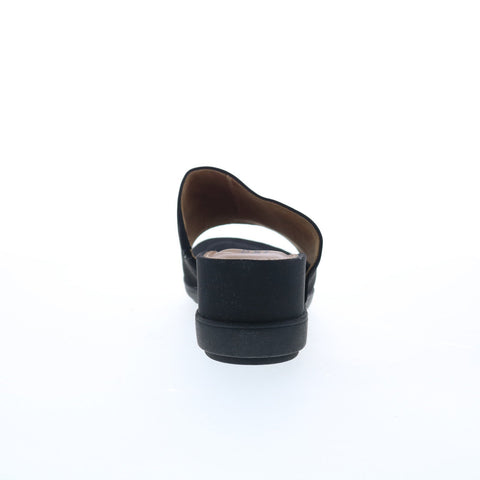 Comfortiva Pax CT0030431 Womens Black Nubuck Slip On Slides Sandals Shoes