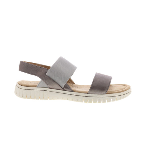 Comfortiva Charlee CT0031608 Womens Gray Wide Leather Sport Sandals Shoes