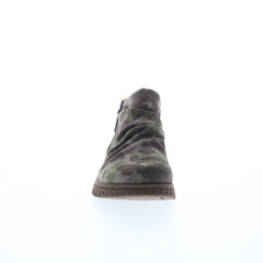 Comfortiva Calla CT0035006 Womens Green Suede Zipper Casual Dress Boots