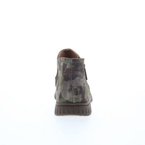 Comfortiva Calla CT0035006 Womens Green Suede Zipper Casual Dress Boots
