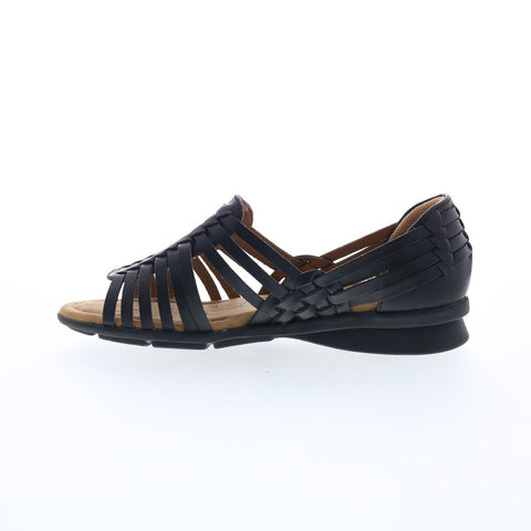 Comfortiva Putnam CT0037001 Womens Black Leather Slip On Loafer Flats Shoes