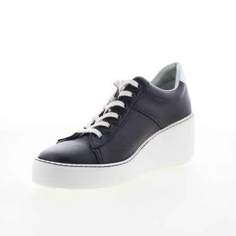 Fly London Delf DELF580FLY-014 Womens Black Leather Lifestyle Sneakers Shoes
