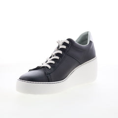Fly London Delf DELF580FLY-014 Womens Black Leather Lifestyle Sneakers Shoes