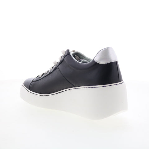 Fly London Delf DELF580FLY-014 Womens Black Leather Lifestyle Sneakers Shoes