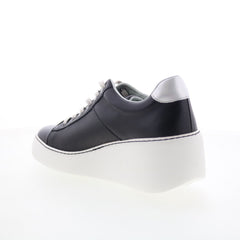 Fly London Delf DELF580FLY-014 Womens Black Leather Lifestyle Sneakers Shoes