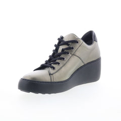Fly London Delf DELF580FLY-009 Womens Gray Leather Lifestyle Sneakers Shoes