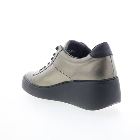 Fly London Delf DELF580FLY-009 Womens Gray Leather Lifestyle Sneakers Shoes