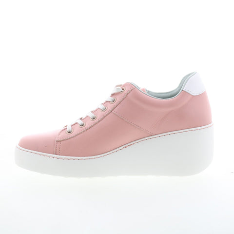 Fly London Delf DELF580FLY-015 Womens Pink Leather Lifestyle Sneakers Shoes