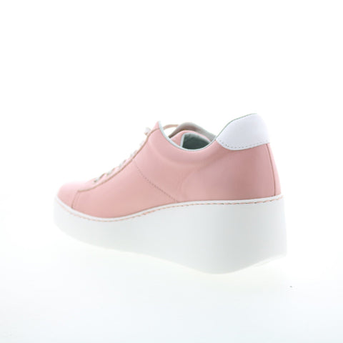 Fly London Delf DELF580FLY-015 Womens Pink Leather Lifestyle Sneakers Shoes