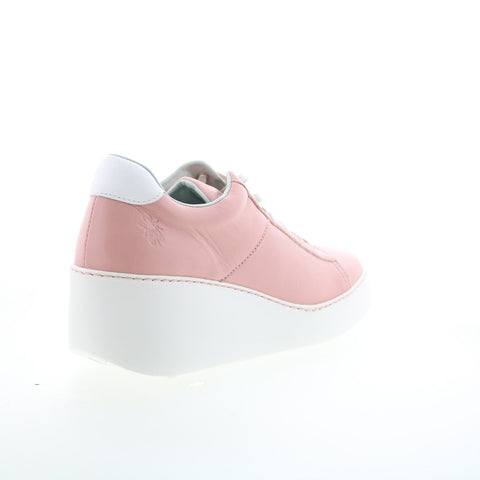 Fly London Delf DELF580FLY-015 Womens Pink Leather Lifestyle Sneakers Shoes