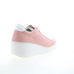 Fly London Delf DELF580FLY-015 Womens Pink Leather Lifestyle Sneakers Shoes