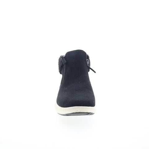 Easy Spirit Elin 3 SEELIN3 Womens Black Suede Zipper Casual Dress Boots