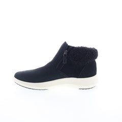 Easy Spirit Elin 3 SEELIN3 Womens Black Suede Zipper Casual Dress Boots