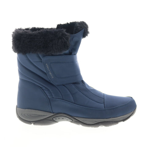 Easy Spirit Eminee 2 SEEMINEE2 Womens Blue Canvas Casual Dress Boots