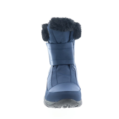 Easy Spirit Eminee 2 SEEMINEE2 Womens Blue Canvas Casual Dress Boots