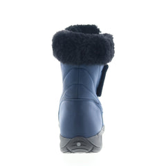 Easy Spirit Eminee 2 SEEMINEE2 Womens Blue Canvas Casual Dress Boots