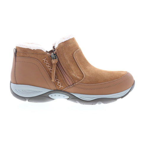 Easy Spirit Epic SEEPIC Womens Brown Suede Zipper Casual Dress Boots