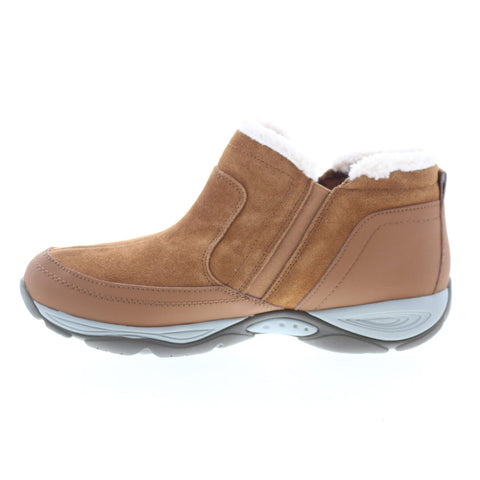 Easy Spirit Epic SEEPIC Womens Brown Suede Zipper Casual Dress Boots