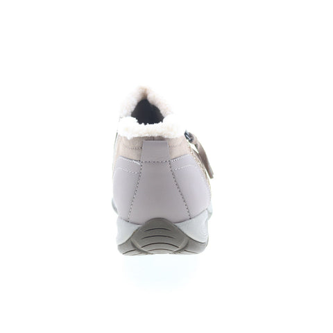 Easy Spirit Epic SEEPIC Womens Gray Wide Suede Zipper Casual Dress Boots