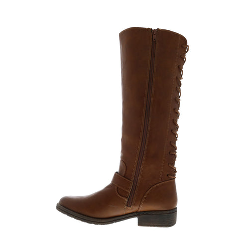 Eurosoft Selden ES0007305 Womens Brown Suede Zipper Knee High Boots