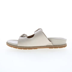Eurosoft Golden ES0034411 Womens Beige Nubuck Slip On Slides Sandals Shoes