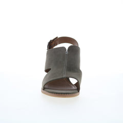 Eurosoft Taite ES0035408 Womens Gray Suede Strap Heeled Sandals Shoes