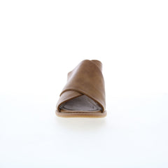 Eurosoft Cidney ES0035805 Womens Brown Suede Slip On Heeled Sandals Shoes