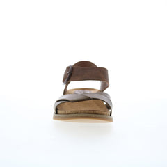 Eurosoft Galiana ES0036390 Womens Brown Suede Strap Strap Sandals Shoes