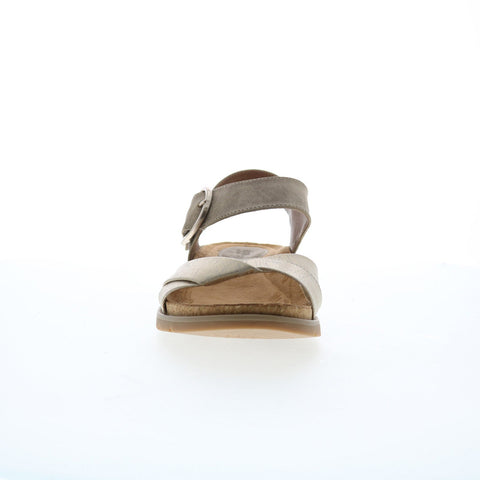 Eurosoft Galiana ES0036394 Womens Brown Leather Strap Strap Sandals Shoes