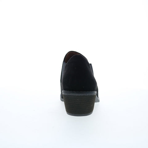 Eurosoft Aillie ES0036901 Womens Black Suede Slip On Ankle & Booties Boots