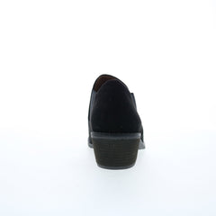 Eurosoft Aillie ES0036901 Womens Black Suede Slip On Ankle & Booties Boots