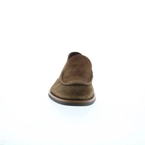 Di Bianco Etna Suede Mens Brown Suede Loafers & Slip Ons Casual Shoes