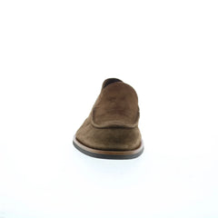 Di Bianco Etna Suede Mens Brown Suede Loafers & Slip Ons Casual Shoes