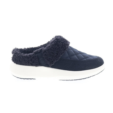 Easy Spirit Evee 2 Martha Stewart Womens Black Canvas Clog Flats Shoes
