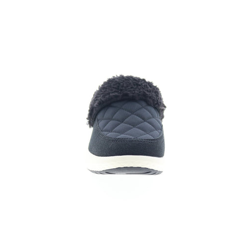 Easy Spirit Evee 2 Martha Stewart Womens Black Canvas Clog Flats Shoes