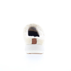 Easy Spirit Evee 2 Martha Stewart Womens Brown Wide Canvas Clog Flats Shoes