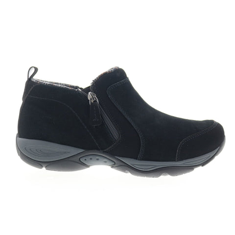 Easy Spirit Evony 8 SEEVONY8 Womens Black Wide Nubuck Casual Dress Boots