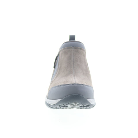 Easy Spirit Evony SEEVONY Womens Gray Wide Suede Zipper Casual Dress Boots