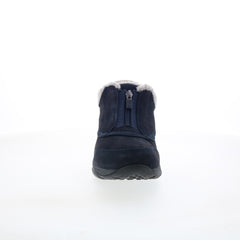Easy Spirit Exclaim SEEXCLAIM Womens Blue Wide Suede Casual Dress Boots
