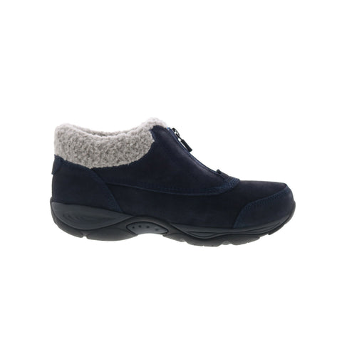 Easy Spirit Exclaim SEEXCLAIM Womens Blue Wide Suede Casual Dress Boots