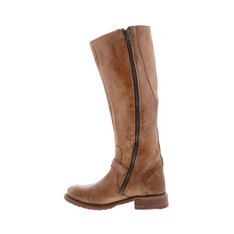 Bed Stu Glaye F315401 Womens Brown Leather Zipper Knee High Boots